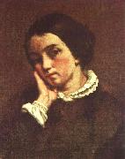 Gustave Courbet Juliette Courbet painting